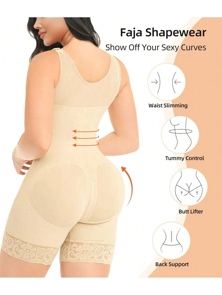 Fajas Colombianas Shapewear for Women Tummy Control Post Surgery Full Body Shaper Butt Lifter with Zipper Crotch,corset tops for women,fajas colombianas moldeadoras - 7DAY'S