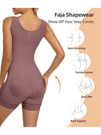 Fajas Colombianas Shapewear for Women Tummy Control Post Surgery Full Body Shaper Butt Lifter with Zipper Crotch,corset tops for women,fajas colombianas moldeadoras - 7DAY'S