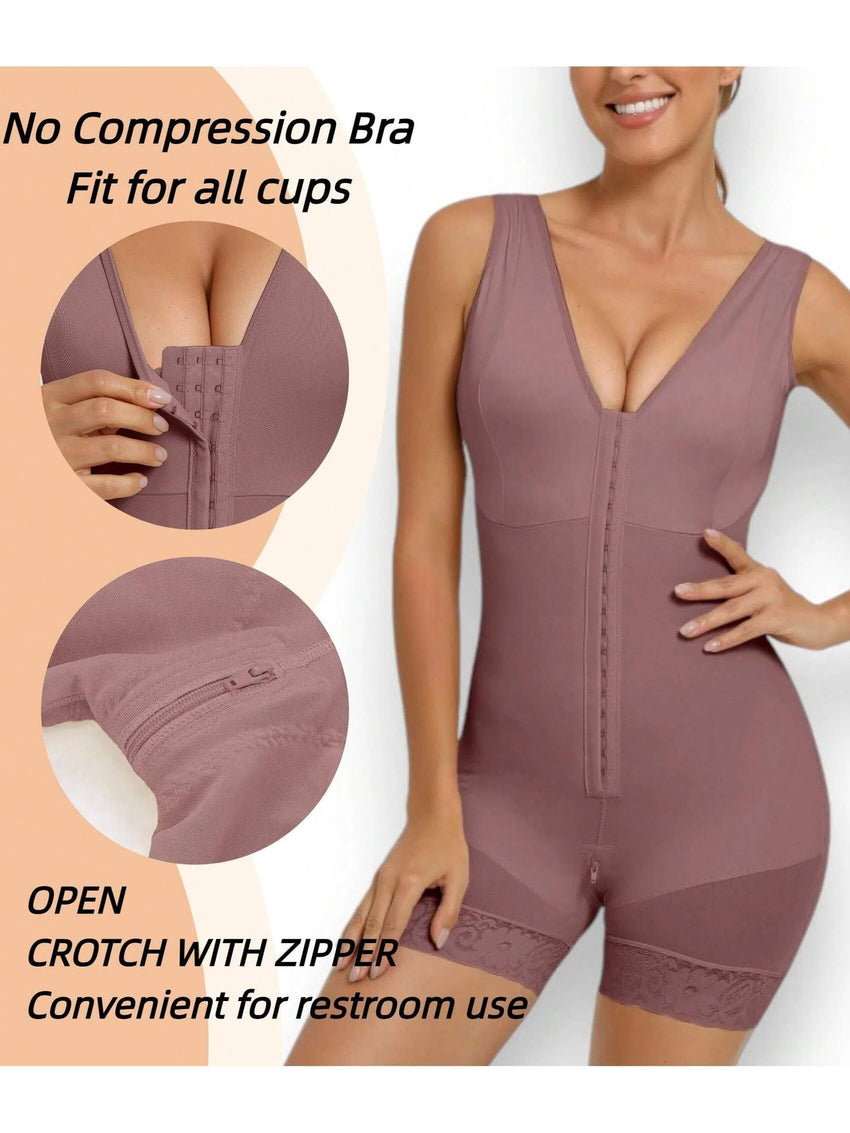 Fajas Colombianas Shapewear for Women Tummy Control Post Surgery Full Body Shaper Butt Lifter with Zipper Crotch,corset tops for women,fajas colombianas moldeadoras - 7DAY'S