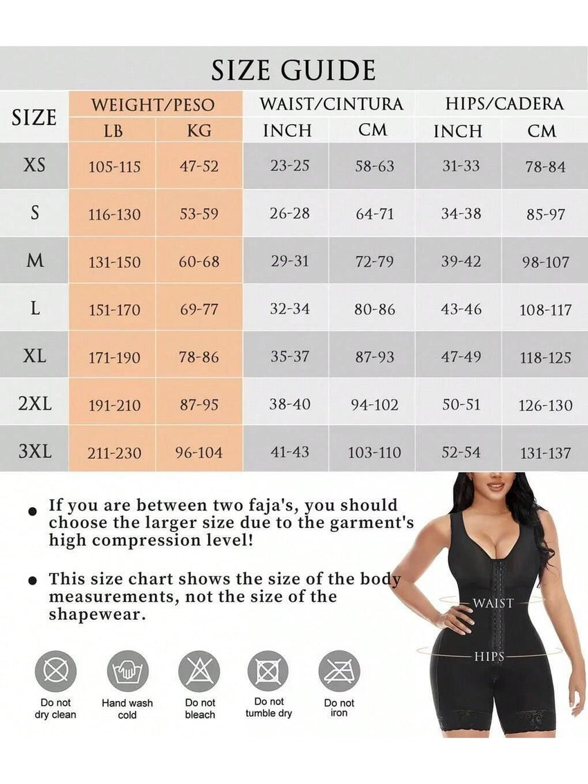 Fajas Colombianas Shapewear for Women Tummy Control Post Surgery Full Body Shaper Butt Lifter with Zipper Crotch,corset tops for women,fajas colombianas moldeadoras - 7DAY'S