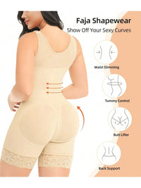 Fajas Colombianas Shapewear for Women Tummy Control Post Surgery Full Body Shaper Butt Lifter with Zipper Crotch,corset tops for women,fajas colombianas moldeadoras - 7DAY'S