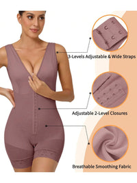 Fajas Colombianas Shapewear for Women Tummy Control Post Surgery Full Body Shaper Butt Lifter with Zipper Crotch,corset tops for women,fajas colombianas moldeadoras - 7DAY'S