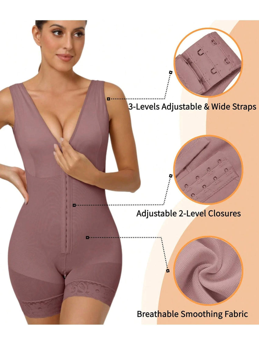 Fajas Colombianas Shapewear for Women Tummy Control Post Surgery Full Body Shaper Butt Lifter with Zipper Crotch,corset tops for women,fajas colombianas moldeadoras - 7DAY'S