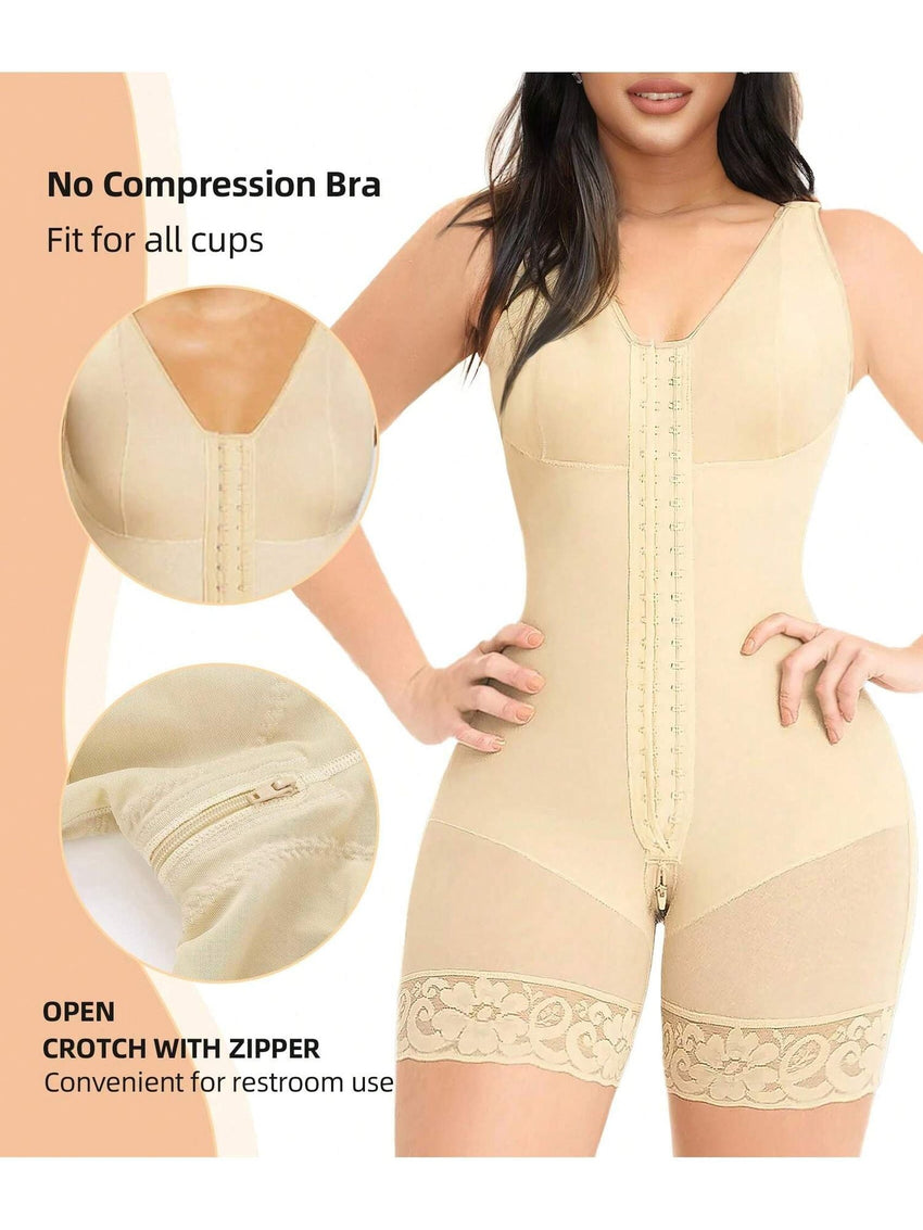 Fajas Colombianas Shapewear for Women Tummy Control Post Surgery Full Body Shaper Butt Lifter with Zipper Crotch,corset tops for women,fajas colombianas moldeadoras - 7DAY'S