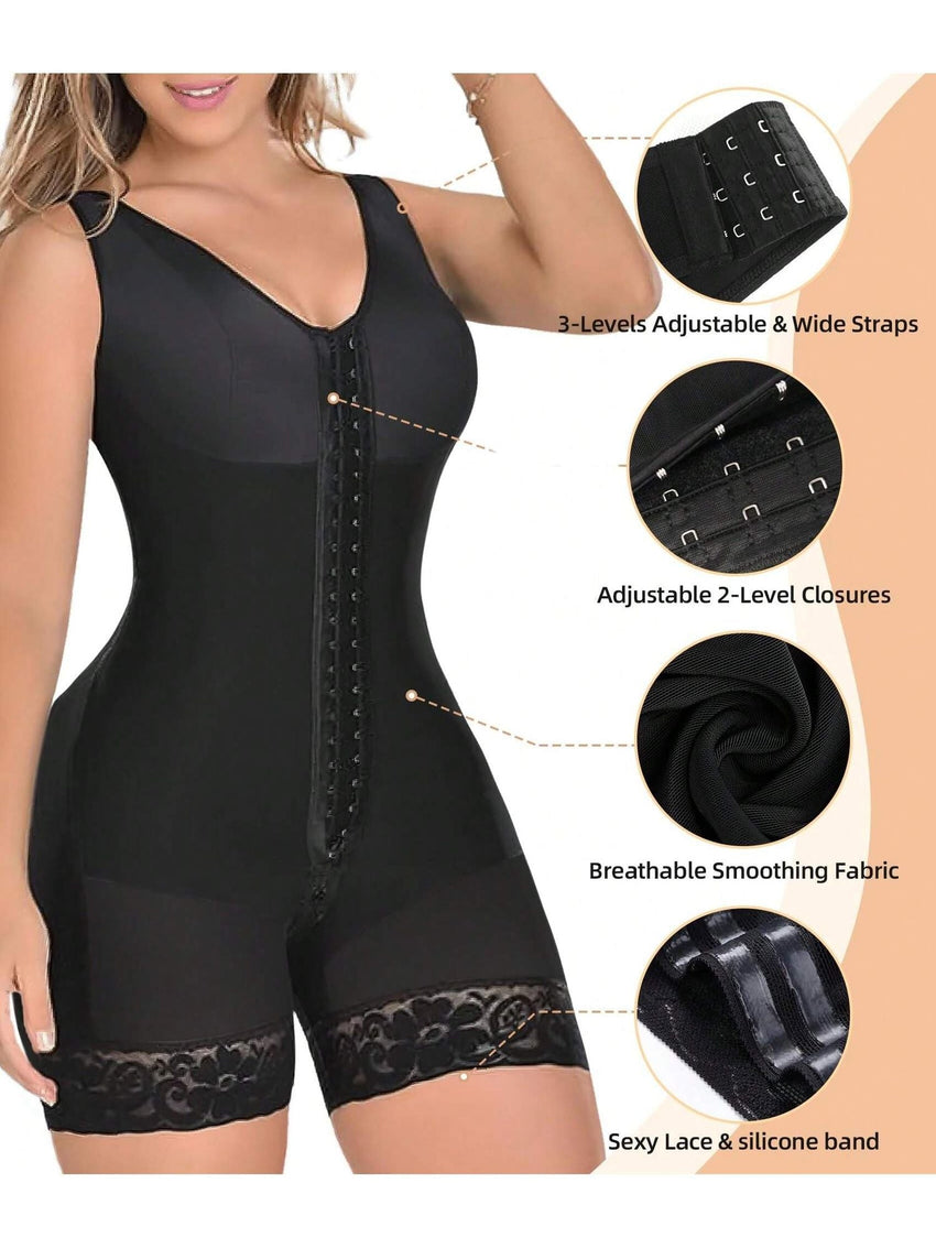 Fajas Colombianas Shapewear for Women Tummy Control Post Surgery Full Body Shaper Butt Lifter with Zipper Crotch,corset tops for women,fajas colombianas moldeadoras - 7DAY'S