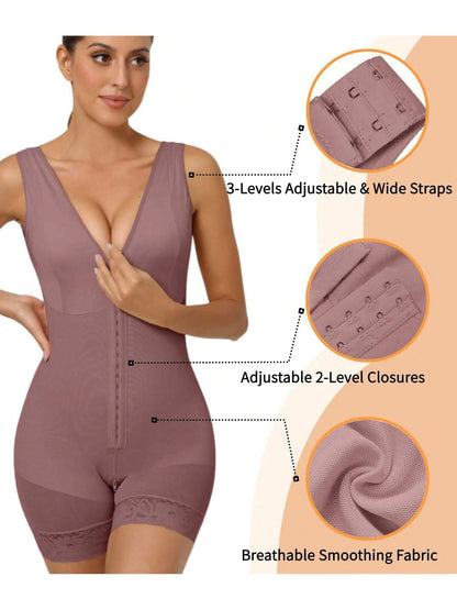 Fajas Colombianas Shapewear for Women Tummy Control Post Surgery Full Body Shaper Butt Lifter with Zipper Crotch,corset tops for women,fajas colombianas moldeadoras - 7DAY'S