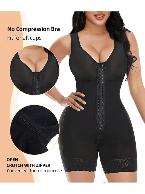 Fajas Colombianas Shapewear for Women Tummy Control Post Surgery Full Body Shaper Butt Lifter with Zipper Crotch,corset tops for women,fajas colombianas moldeadoras - 7DAY'S