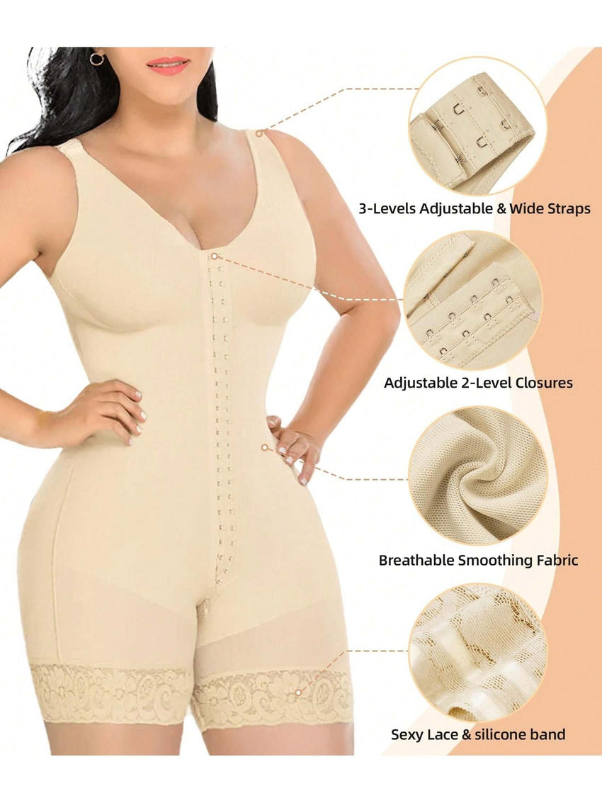 Fajas Colombianas Shapewear for Women Tummy Control Post Surgery Full Body Shaper Butt Lifter with Zipper Crotch,corset tops for women,fajas colombianas moldeadoras - 7DAY'S
