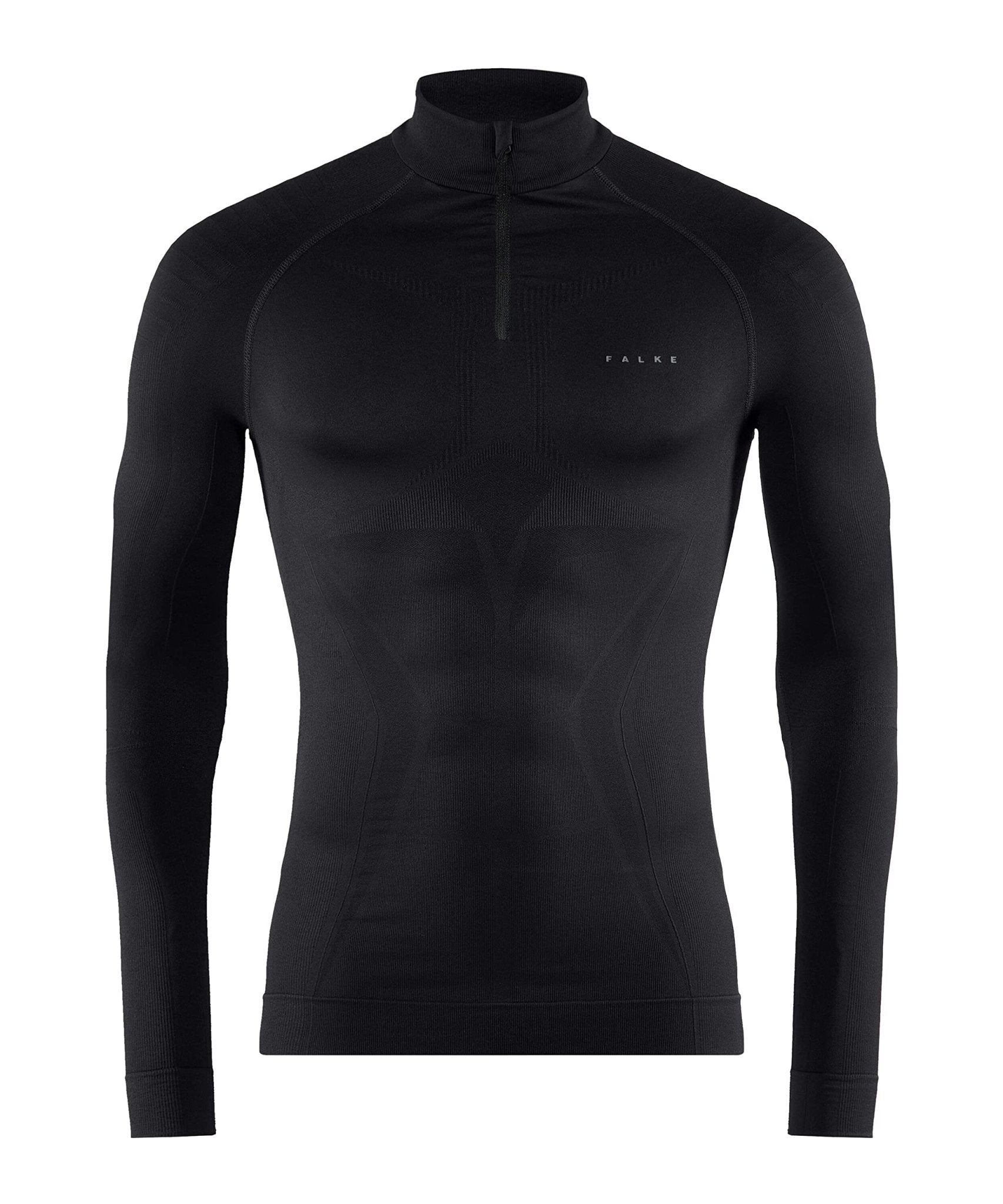 FALKE Men's Maximum Warm Zip Base Layer Top, 1 Piece - 7DAY'S