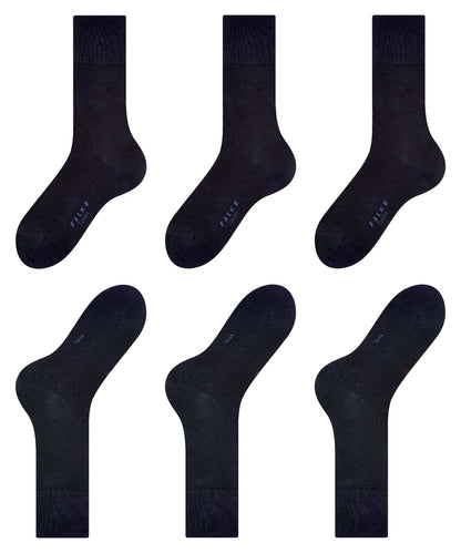 FALKE Men's Tiago Cotton Dress Socks, 3 Pairs - 7DAY'S