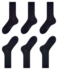 FALKE Men's Tiago Cotton Dress Socks, 3 Pairs - 7DAY'S