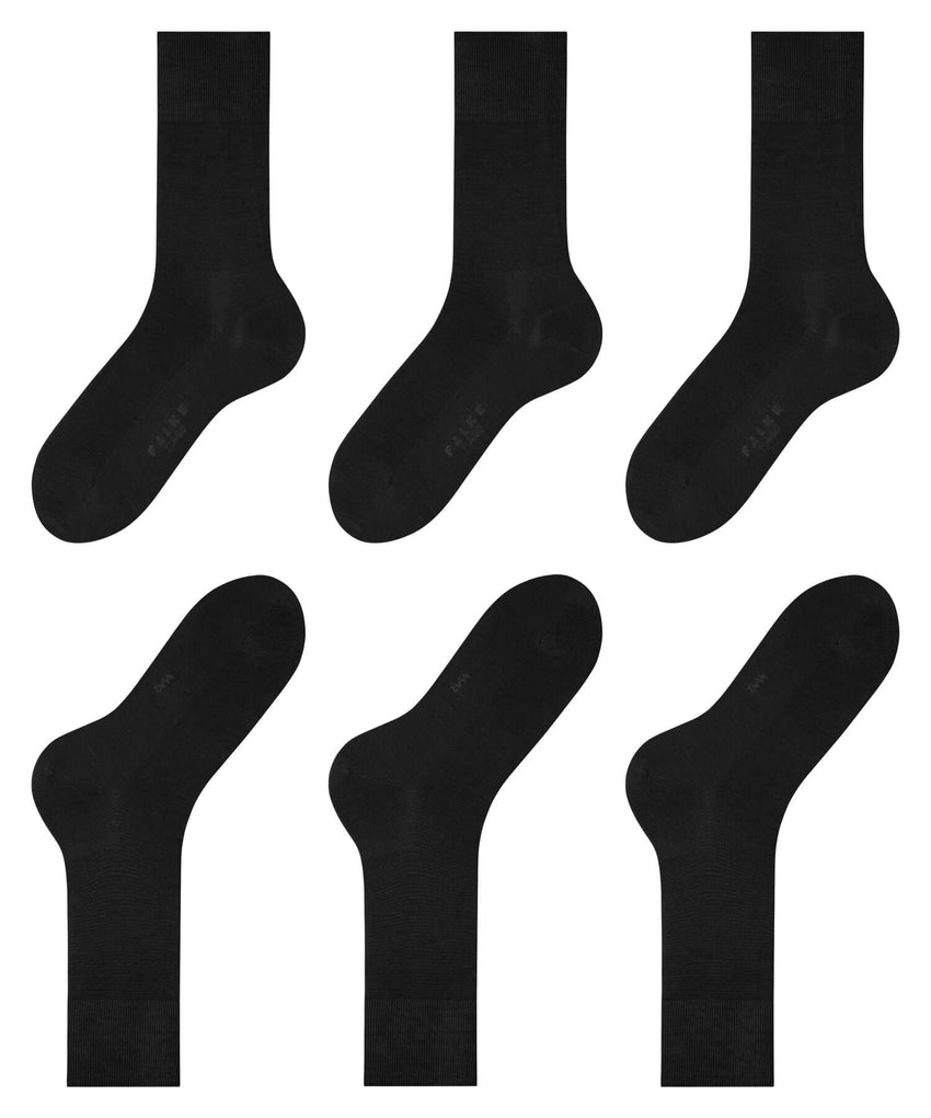 FALKE Men's Tiago Cotton Dress Socks, 3 Pairs - 7DAY'S