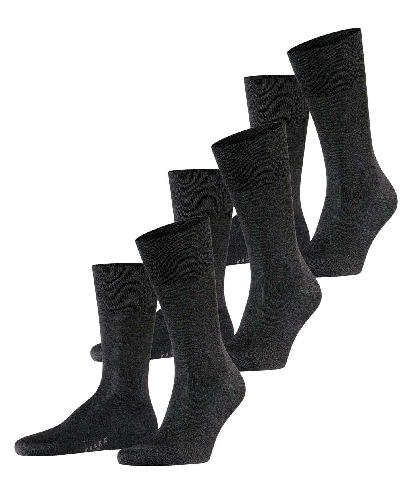 FALKE Men's Tiago Cotton Dress Socks, 3 Pairs - 7DAY'S