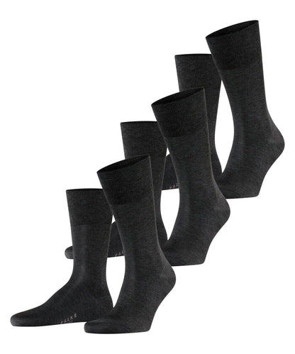 FALKE Men's Tiago Cotton Dress Socks, 3 Pairs - 7DAY'S