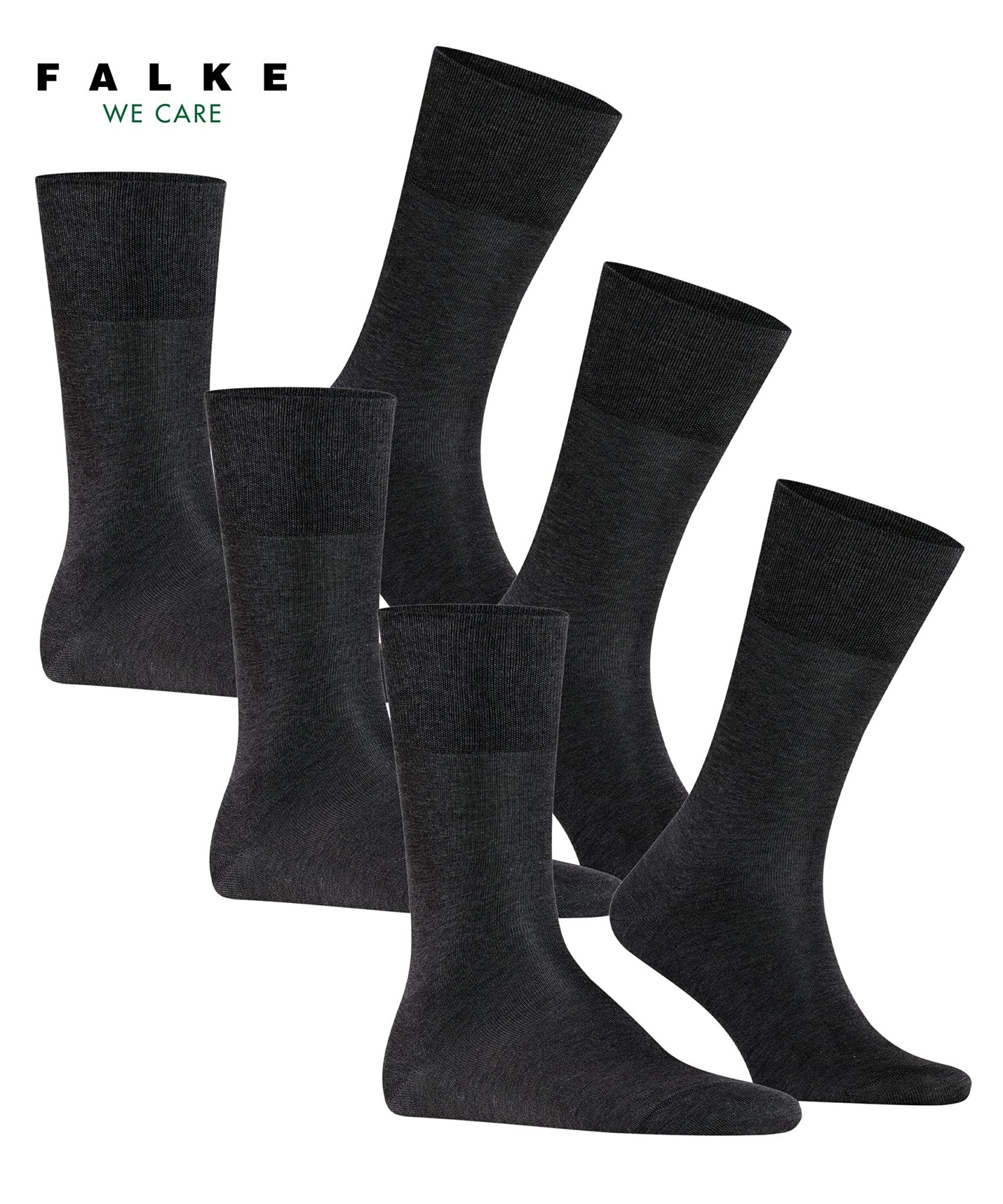 FALKE Men's Tiago Cotton Dress Socks, 3 Pairs - 7DAY'S
