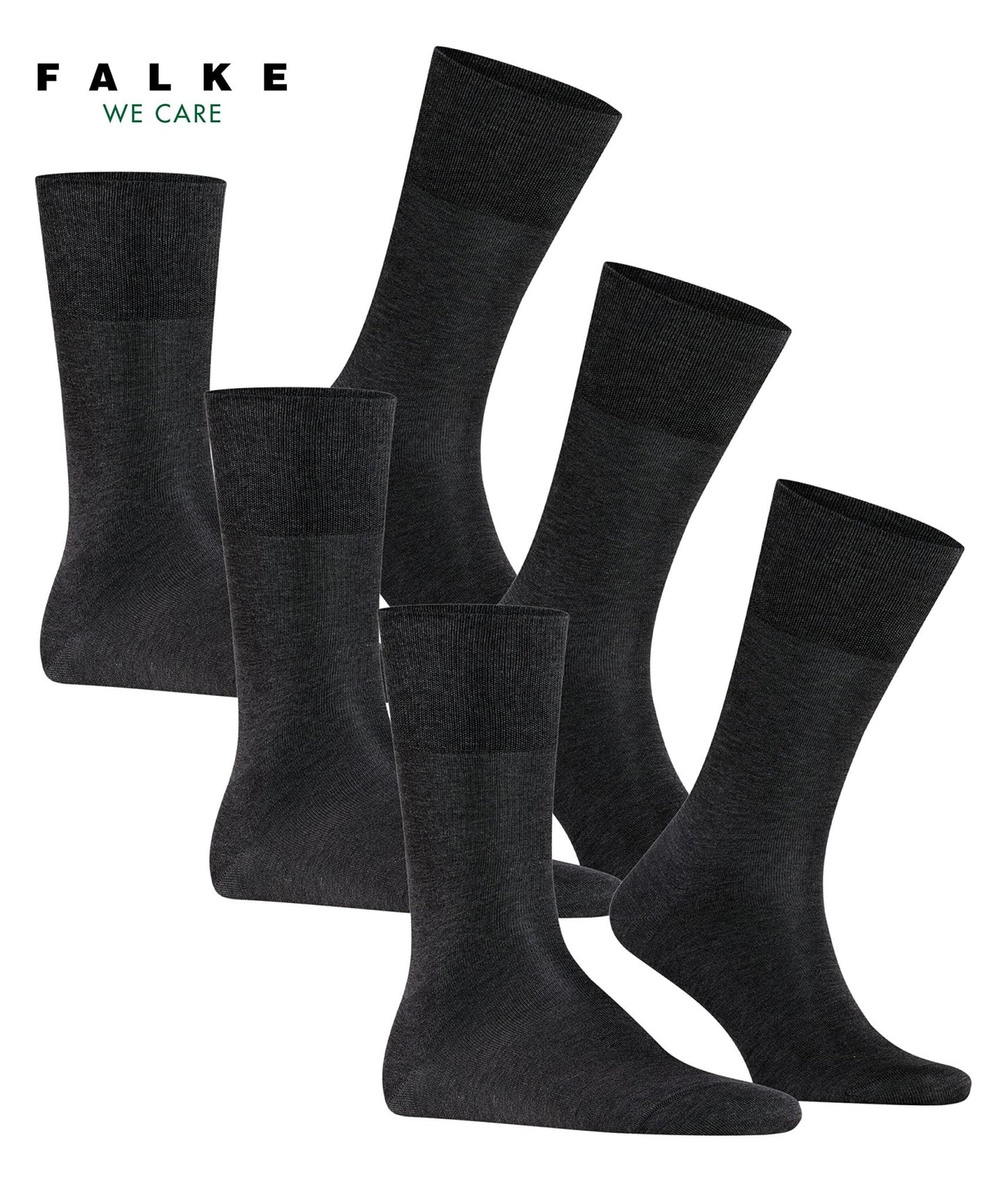 FALKE Men's Tiago Cotton Dress Socks, 3 Pairs - 7DAY'S