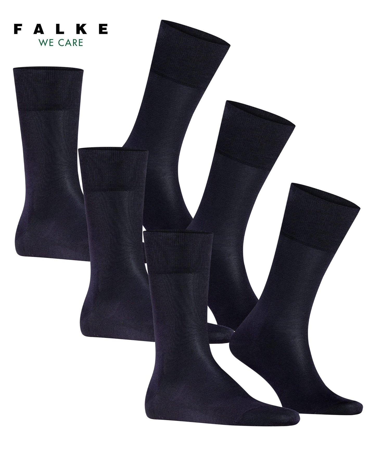 FALKE Men's Tiago Cotton Dress Socks, 3 Pairs - 7DAY'S