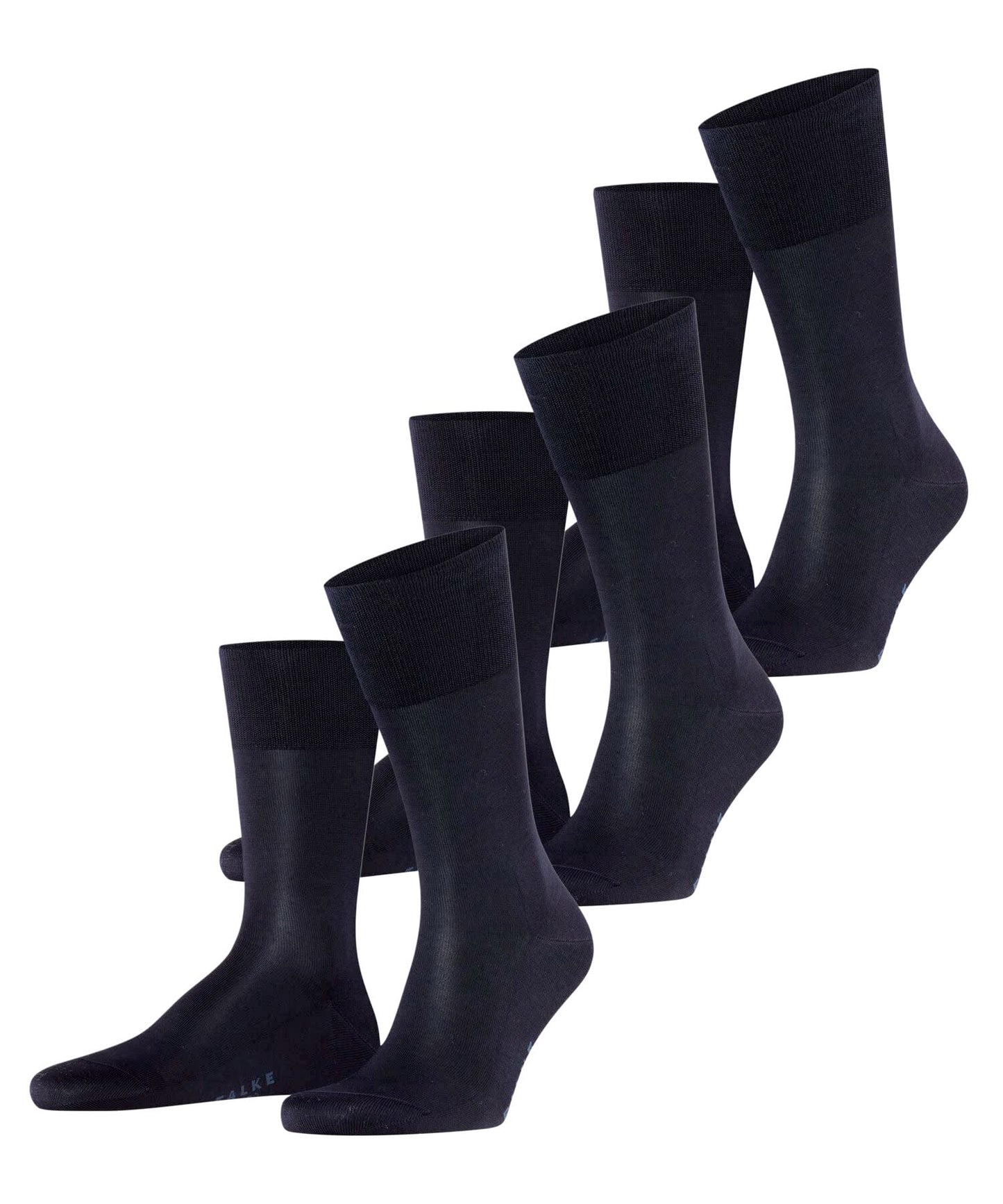 FALKE Men's Tiago Cotton Dress Socks, 3 Pairs - 7DAY'S