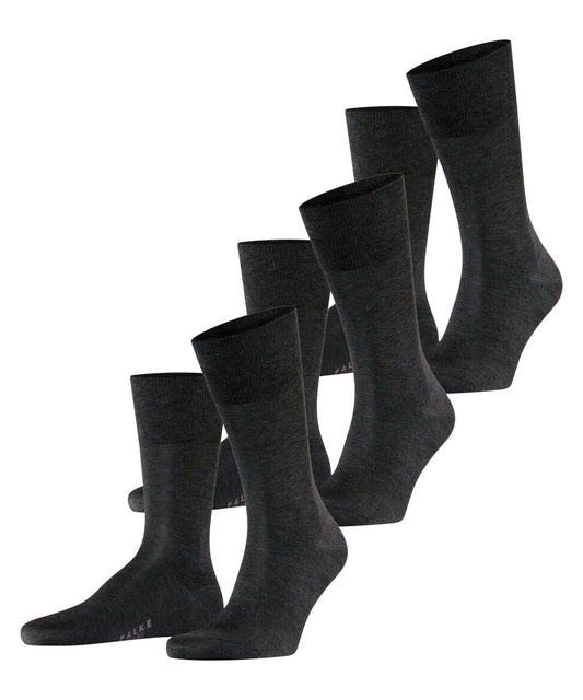 FALKE Men's Tiago Cotton Dress Socks, 3 Pairs - 7DAY'S