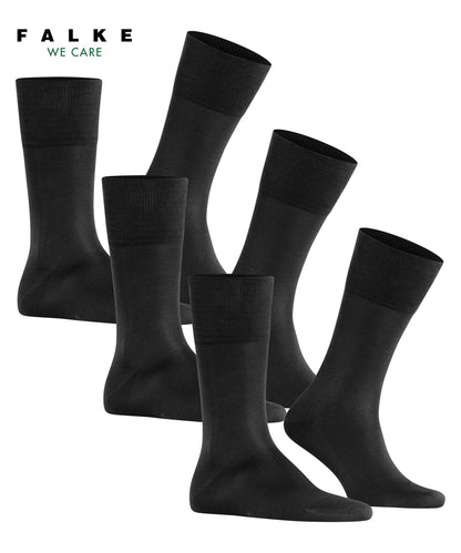 FALKE Men's Tiago Cotton Dress Socks, 3 Pairs - 7DAY'S