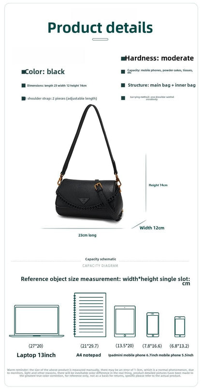 Fashion casual small square bag single shoulder crossbody bag - 7DAY'S