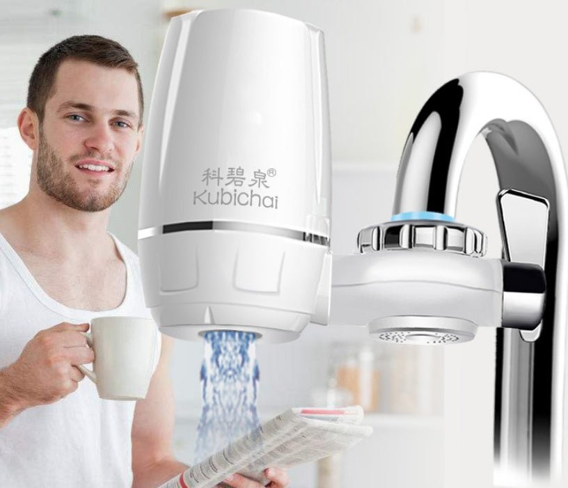 Faucet Water Purifier Kitchen Tap Water Filter Household Water Purifier Faucet Size: 164*93*149 mm - 7DAY'S