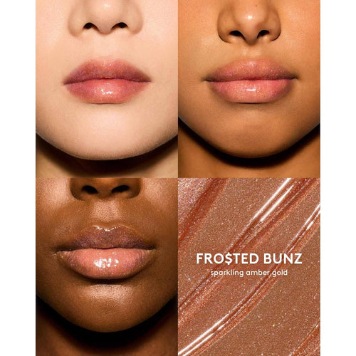 Fenty Beauty Gloss Bomb Luminizing Lip Oil N Gloss - 05 Frosted Bunz for Women - 0.3 oz Lip Gloss - 7DAY'S