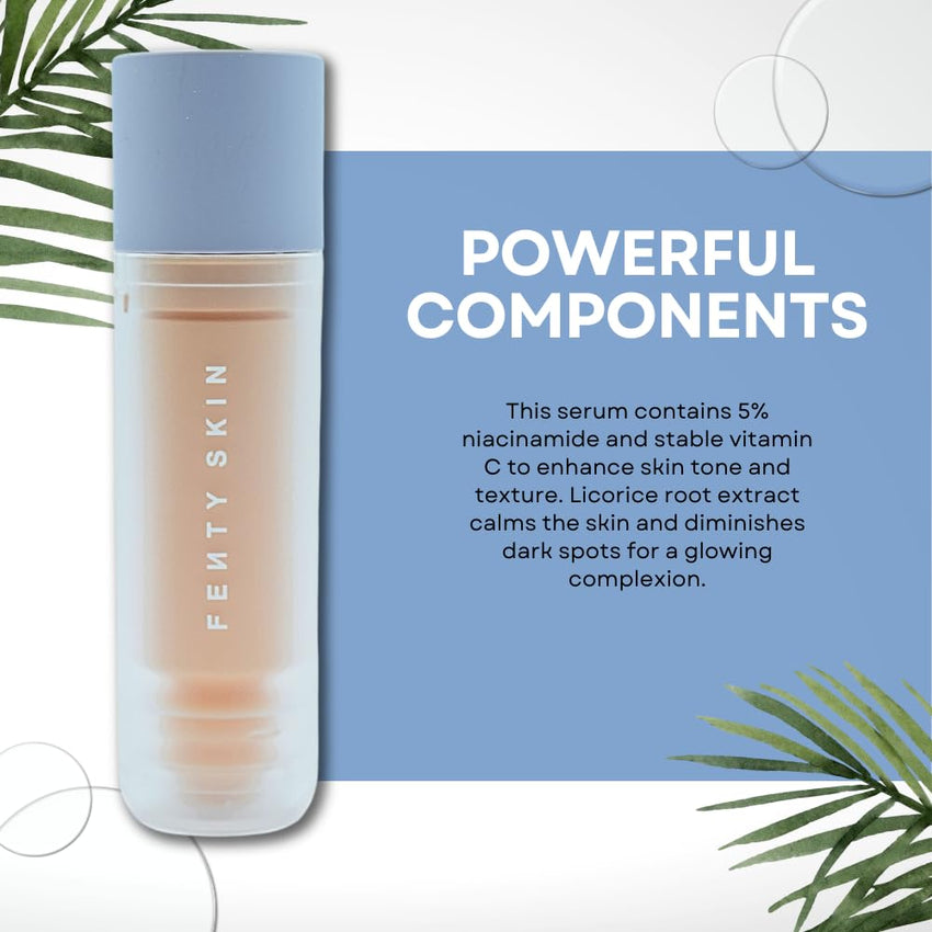 Fenty Skin Watch Ya Tone 5% Niacinamide Dark Spot Serum with Vitamin C 1 fl oz / 30 mL - 7DAY'S