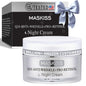 Firming Neck Cream & Anti - Wrinkle Night Cream with Coenzyme Q10 + Pro - Retinol, Unscented Skin Firming Neck Cream, Anti Aging Facial Moisturizer for Sensitive Skin, 1.76 Oz Jar - 7DAY'S