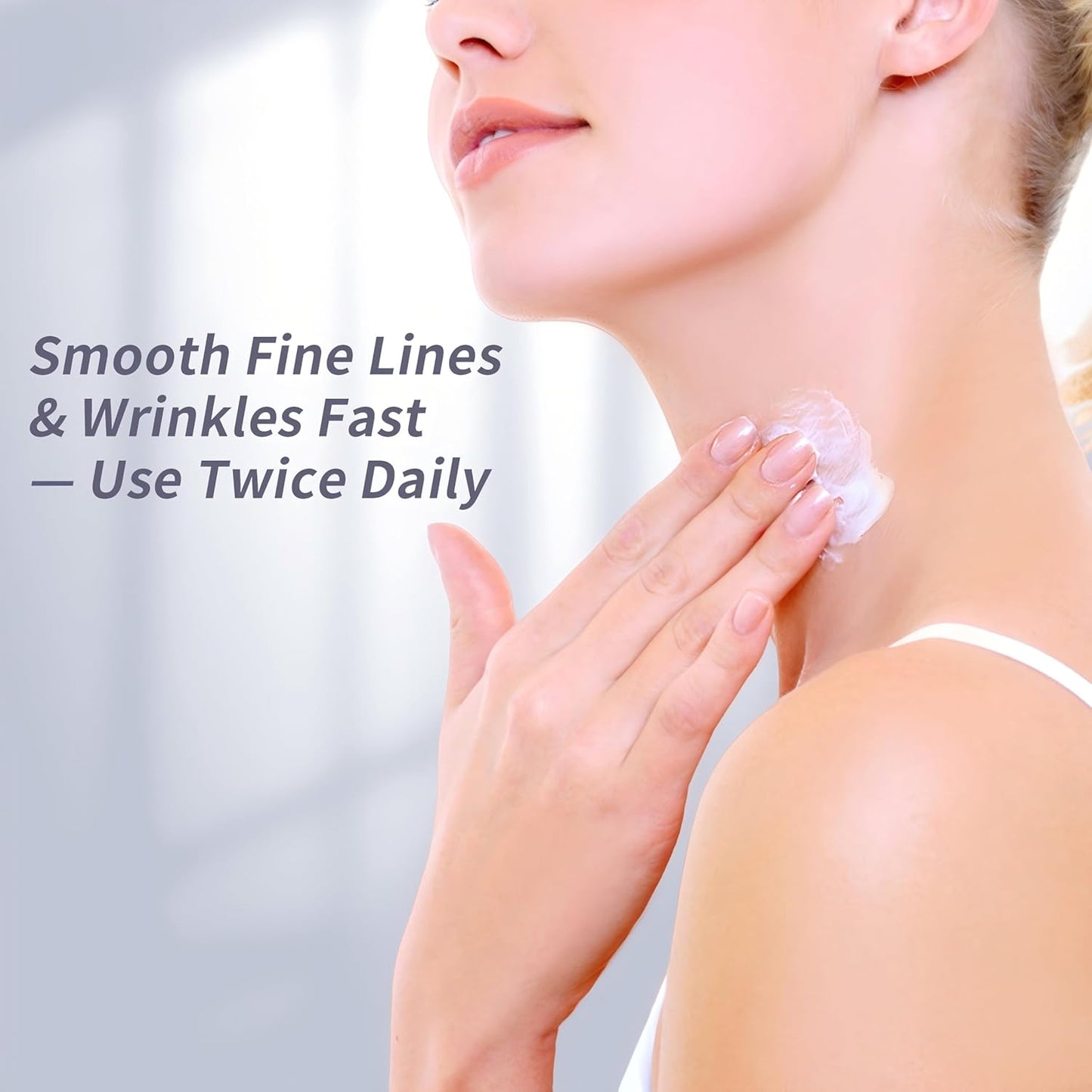 Firming Neck Cream & Anti - Wrinkle Night Cream with Coenzyme Q10 + Pro - Retinol, Unscented Skin Firming Neck Cream, Anti Aging Facial Moisturizer for Sensitive Skin, 1.76 Oz Jar - 7DAY'S
