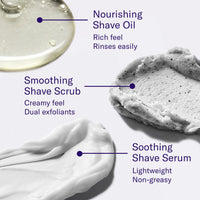 Flamingo Razor Shaving Set for Women - 5 - Blade Razor, Nourishing Shave Oil, and Shower Holder - Lilac - 7DAY'S