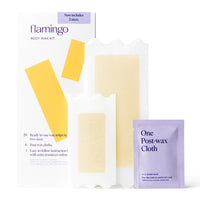 Flamingo Wax Strips for Hair Removal, Women's Body Wax Kit, Pack of 2 - 7DAY'S
