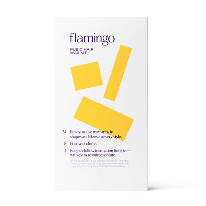 Flamingo Wax Strips for Hair Removal, Women's Body Wax Kit, Pack of 2 - 7DAY'S