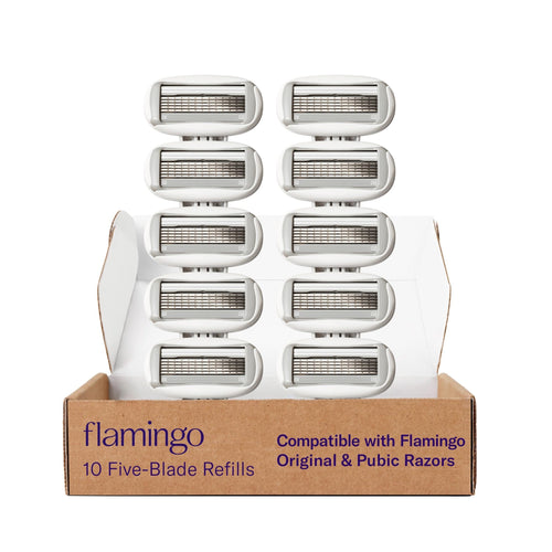 FLAMINGO Women's Razor 5 - Blade Refills - Razors for Women - 6ct - 7DAY'S