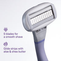 FLAMINGO Women's Razor 5 - Blade Refills - Razors for Women - 6ct - 7DAY'S