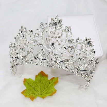 Flower Horse Eye Atmospheric Bride Crown Photography Birthday Show Tiara - 7DAY'S