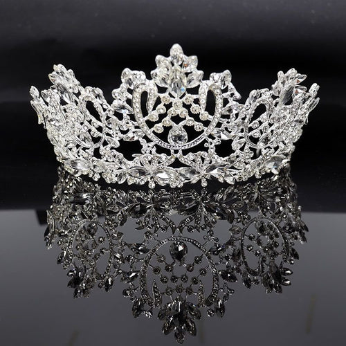 Flower Horse Eye Atmospheric Bride Crown Photography Birthday Show Tiara - 7DAY'S