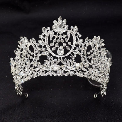 Flower Horse Eye Atmospheric Bride Crown Photography Birthday Show Tiara - 7DAY'S