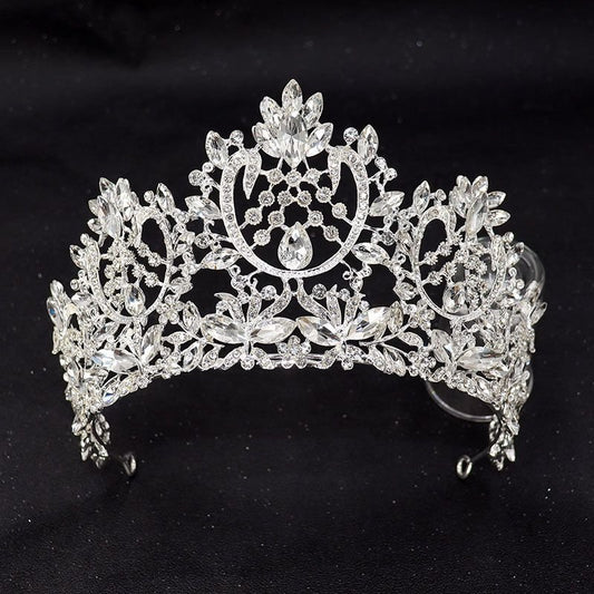Flower Horse Eye Atmospheric Bride Crown Photography Birthday Show Tiara - 7DAY'S