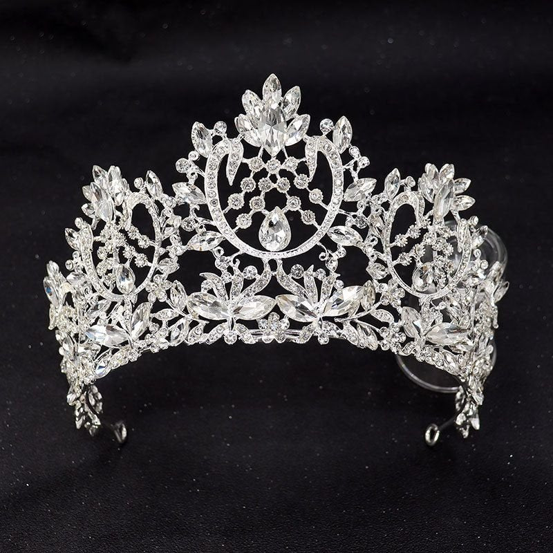 Flower Horse Eye Atmospheric Bride Crown Photography Birthday Show Tiara - 7DAY'S