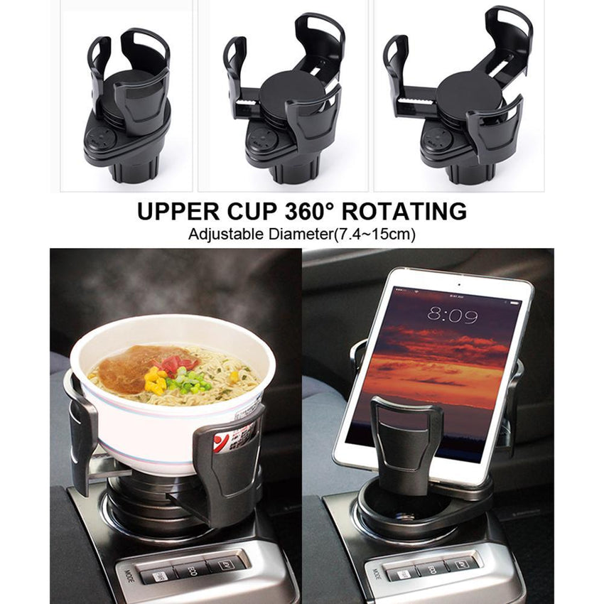 Foldable Car Cup Holder Drinking Bottle Holder Cup Stand Bracket Sunglasses Phone Organizer Stowing Tidying Car Styling - 7DAY'S