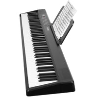 Folding Piano Keyboard 88 Keys Rechargeable Full Size Semi Weighted Piano Digital Electronic Piano with LCD Screen Carry Bag Mic Sheet Music Stand Sticker for Beginners Kids - 7DAY'S