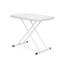 Folding Table Writing Desk with Adjustable Height for Study Office Home Use - 7DAY'S