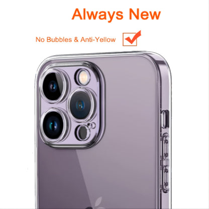 For IPhone14 Pro Max Case; Full Lens Protector [Non - Yellowing] [Military Grade Shockproof] Protective Phone Cases Slim Thin Anti - Fingerprint Cover 6.7 Inch; IPhone 14 Pro Case - 7DAY'S