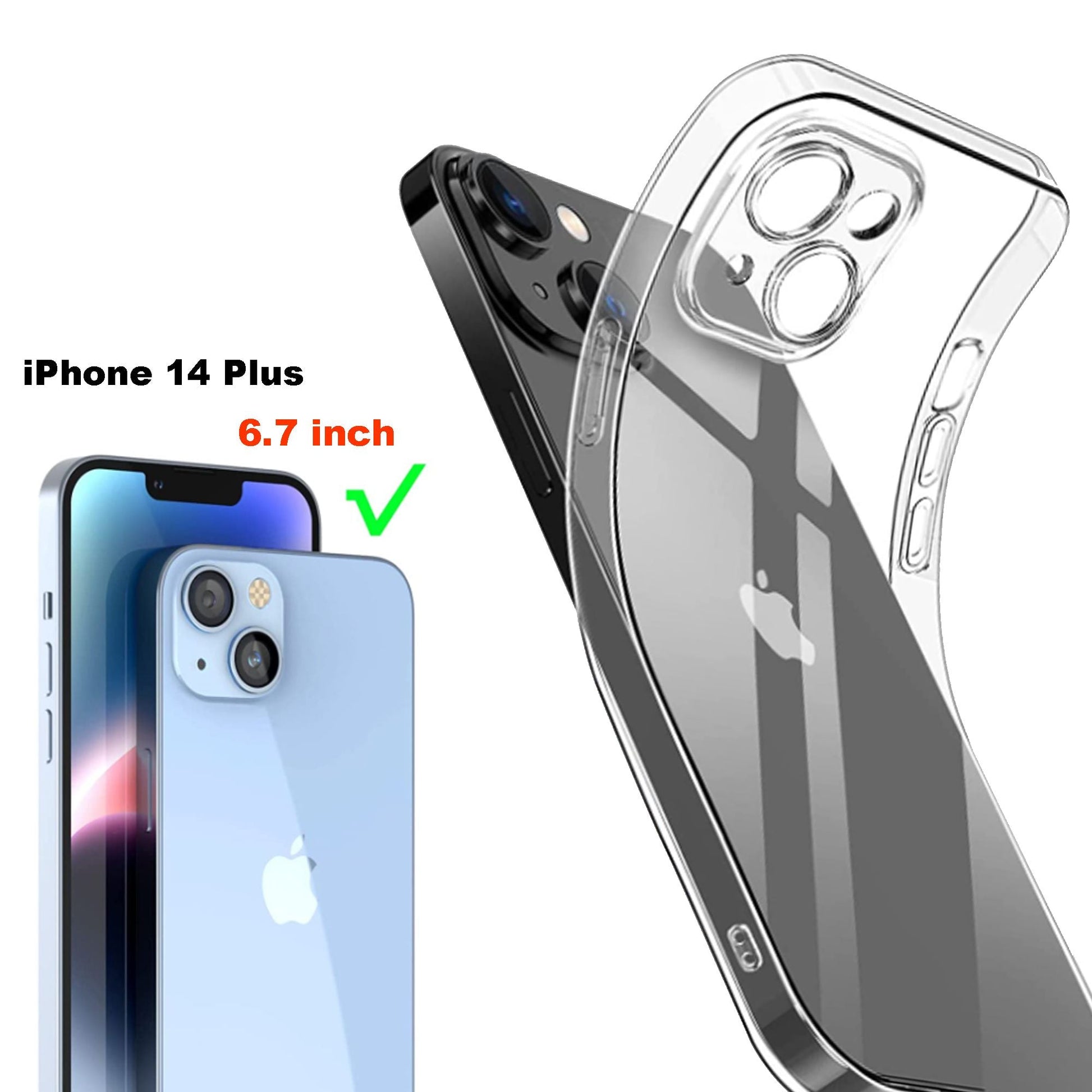 For IPhone14 Pro Max Case; Full Lens Protector [Non - Yellowing] [Military Grade Shockproof] Protective Phone Cases Slim Thin Anti - Fingerprint Cover 6.7 Inch; IPhone 14 Pro Case - 7DAY'S