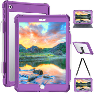 for Waterproof iPad 10.2 Case, Waterproof iPad 9th /8th/7th Generation Case Built - in Screen Protector, Full Body Shockproof Protection Case with Strap for iPad 10.2 inches 2021/2020/2019 - 7DAY'S