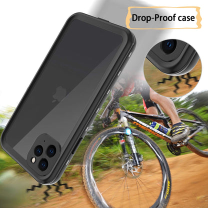 for Waterproof iPhone 11 Pro Max Case - Full Body Bumper Case Waterproof Rugged Protection with Built - in Screen Black - 7DAY'S