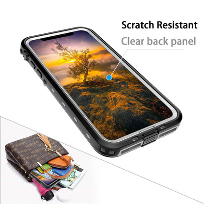 for Waterproof iPhone 11 Pro Max Case - Full Body Bumper Case Waterproof Rugged Protection with Built - in Screen Black - 7DAY'S