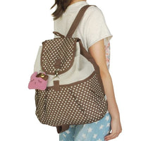 [Forest Girl] Fabric Art School Backpack Outdoor Daypack - 7DAY'S