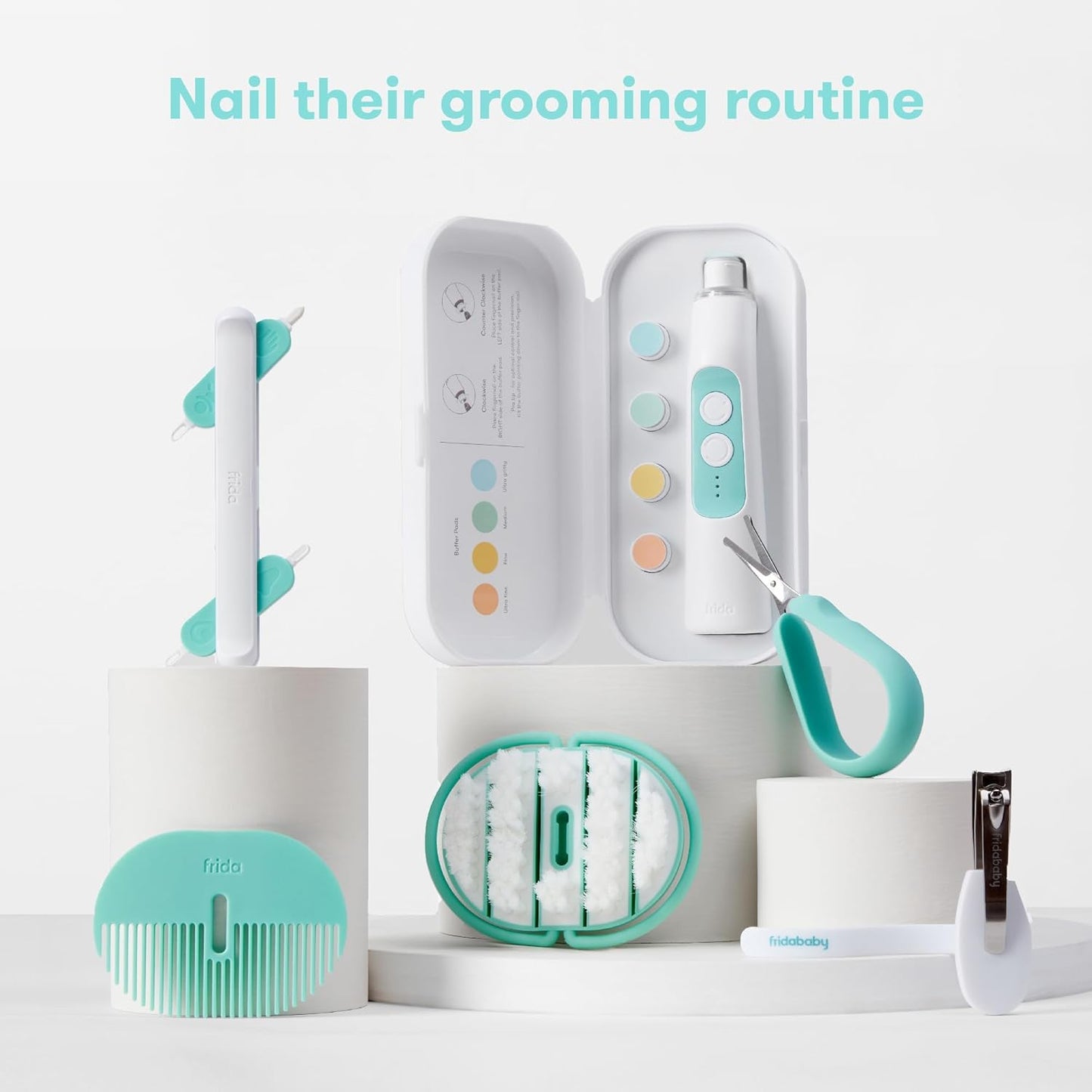 Frida Baby 3 - in - 1 Nose, Nail + Ear Picker by Frida Baby the Makers of NoseFrida the SnotSucker, Safely Clean Baby's Boogers, Ear Wax & More - 7DAY'S
